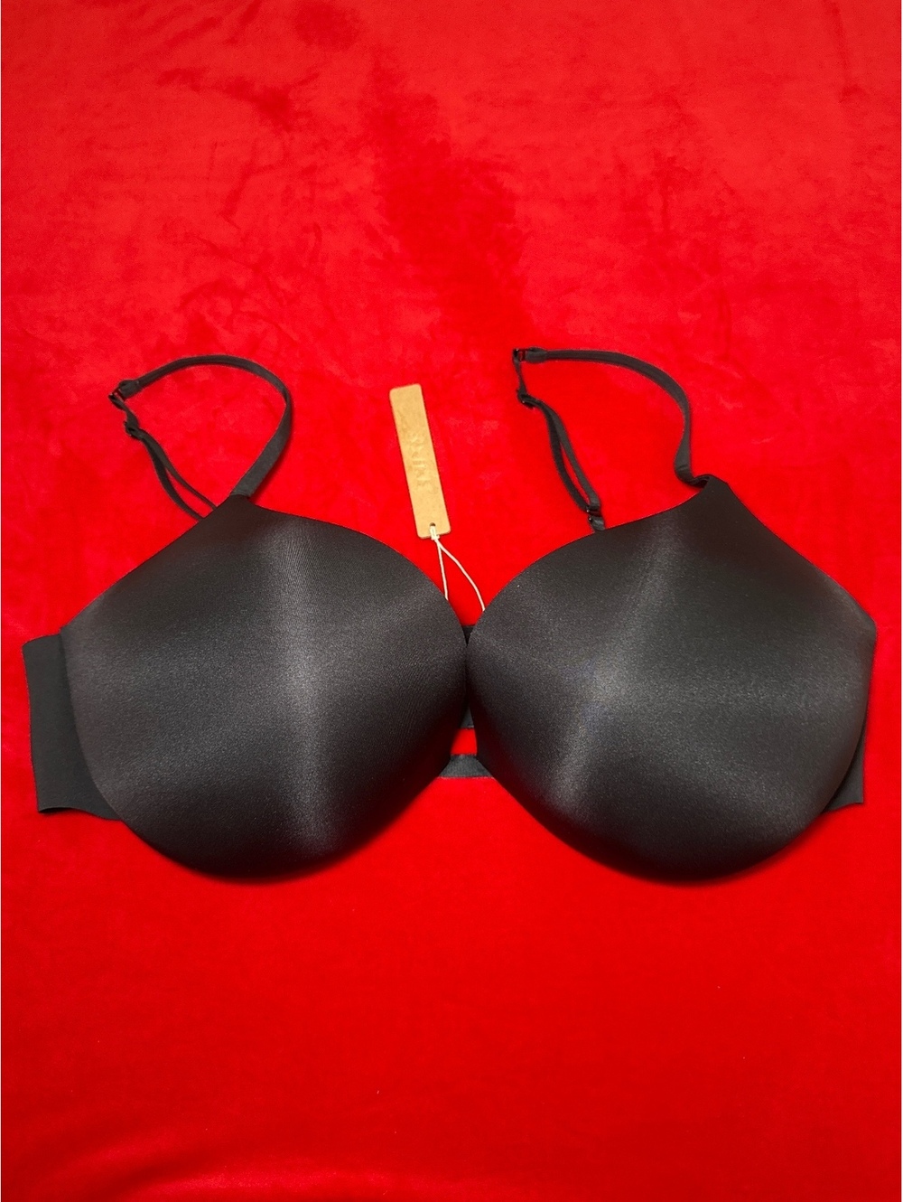 Skims Ultimate Super Push Up Bra Color ONYX Size 42DD